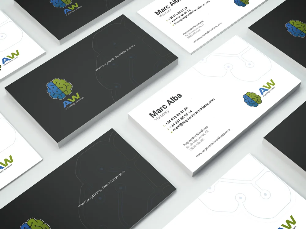 AW Digital business cards.